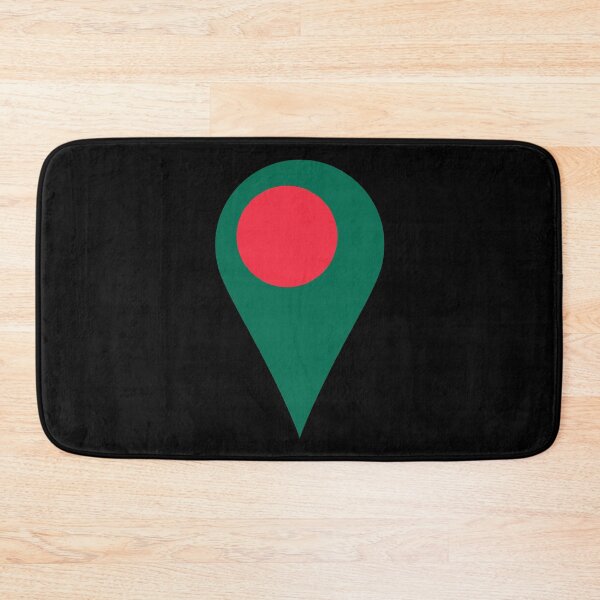 Item preview, Bangladesh Flag Location Pin Map Marker | Bangladeshi Destination GPS Icon designed and sold by NTGUILTY.