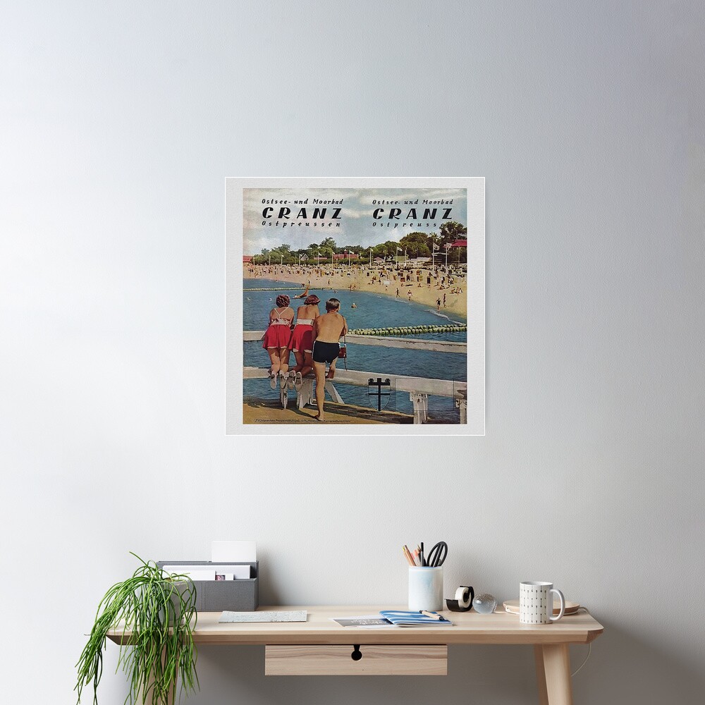 Ostsee und Moorbad Cranz, Ostpreussen Poster