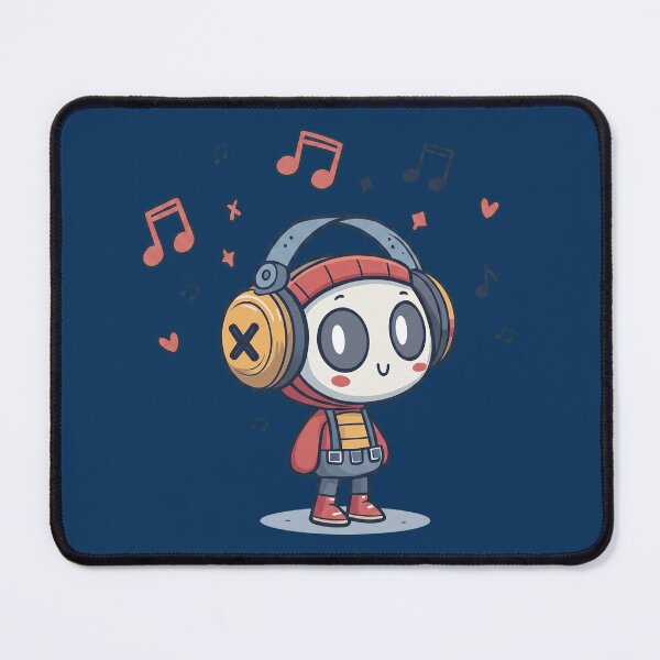 Item preview, Cute Music Robot Character designed and sold by farrerlope.