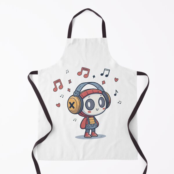 Item preview, Cute Music Robot Character designed and sold by farrerlope.