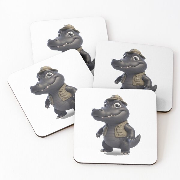Item preview, Adventurer Crocodile Character Tee designed and sold by TripleVertex-1.