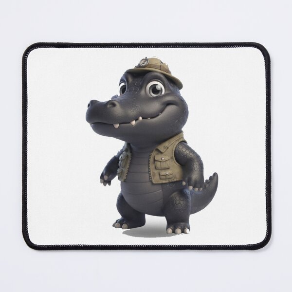 Item preview, Adventurer Crocodile Character Tee designed and sold by TripleVertex-1.