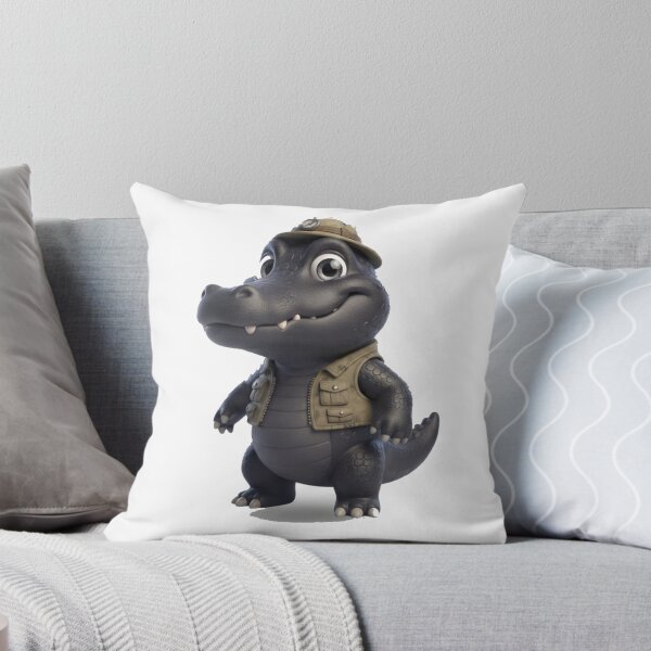 Item preview, Adventurer Crocodile Character Tee designed and sold by TripleVertex-1.