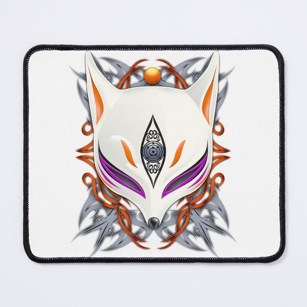 Item preview, Rd Eye Kitsune Fox De PERFECT GIFT FOR YOU AND FRIENDS designed and sold by Geraldo Gonzalez.
