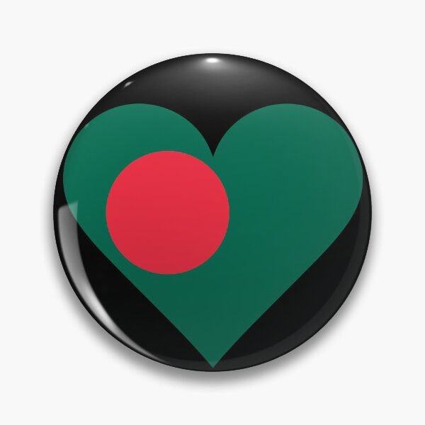 Item preview, Bangladesh Heart Flag Graphic | I Love Bangladesh Patriotic Symbol designed and sold by NTGUILTY.