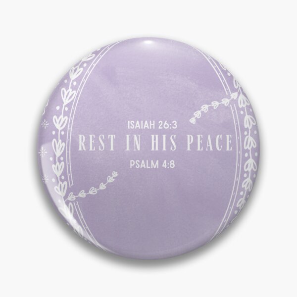 Item preview, Rest in His Peace designed and sold by Hannah Messer.