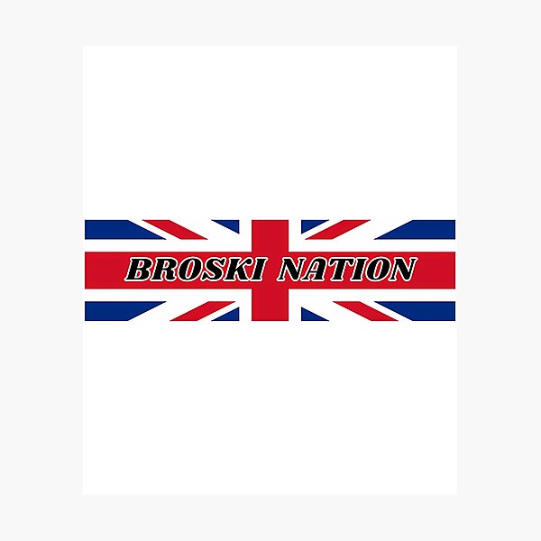 Item preview, Broski Nation For The Brits Bumper Sticker designed and sold by greyx-tonisha.