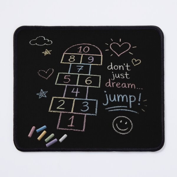 Item preview, Chalk Hopscotch Motivational Quote: Don't Just Dream, Jump! designed and sold by IvanaIka.