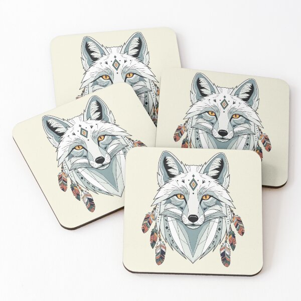 Item preview, Geometric boho fox - mystical designed and sold by WildArtIT.