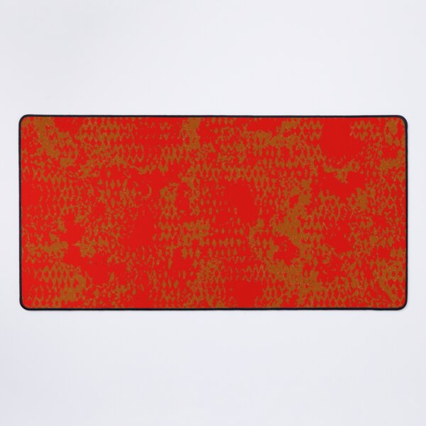 Item preview, Modern Distressed Python Print Pattern | Red & Orange designed and sold by Frohyou.