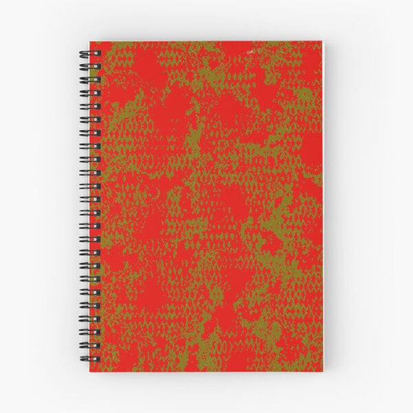 Item preview, Modern Distressed Python Print Pattern | Red & Yellow designed and sold by Frohyou.