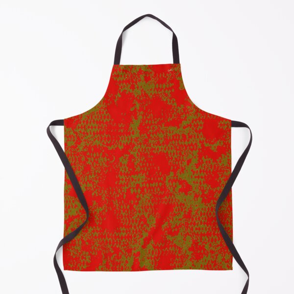 Item preview, Modern Distressed Python Print Pattern | Red & Yellow designed and sold by Frohyou.