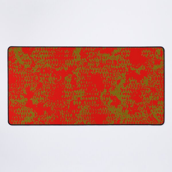Item preview, Modern Distressed Python Print Pattern | Red & Yellow designed and sold by Frohyou.