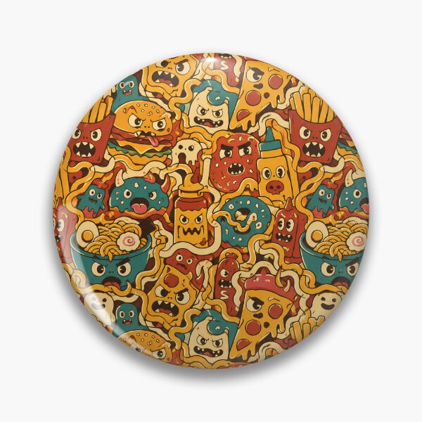 Item preview, Food Monster Labyrinth designed and sold by Thai Vibe Studio.