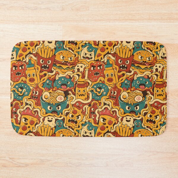 Item preview, Food Monster Labyrinth designed and sold by Thai Vibe Studio.