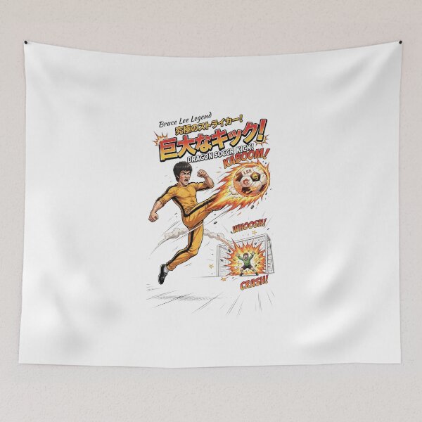 Item preview, Martial Arts Legend Flaming Soccer Kick Anime designed and sold by annaarthk.