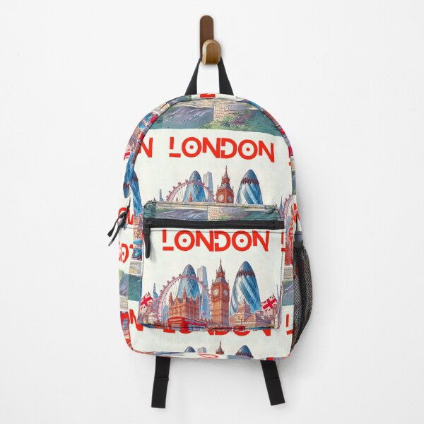Item preview, London and London Eye mixed cartoon style, double decker, Big Ben designed and sold by Coolparrotgirl.