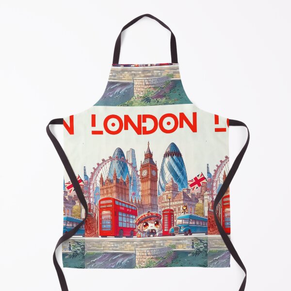 Item preview, London and London Eye  mixed cartoon style, double decker, Big Ben designed and sold by Coolparrotgirl.