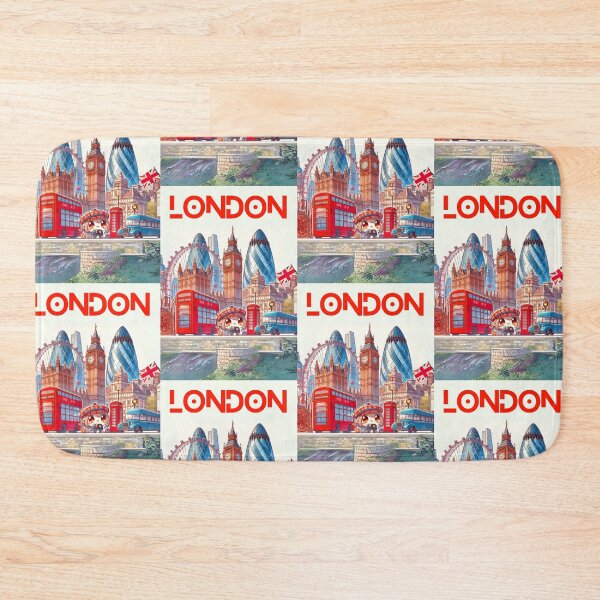 Item preview, London and London Eye  mixed cartoon style, double decker, Big Ben designed and sold by Coolparrotgirl.