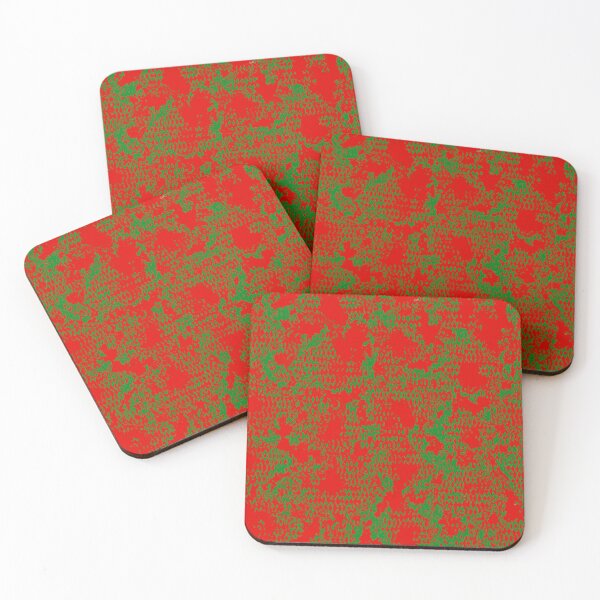 Item preview, Modern Distressed Python Print Pattern | Red & Green designed and sold by Frohyou.