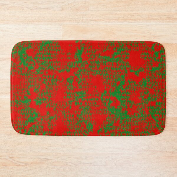 Item preview, Modern Distressed Python Print Pattern | Red & Green designed and sold by Frohyou.