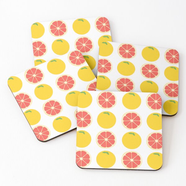 Item preview, grapefruit 4 x 4 collage designed and sold by PhiloDoh.