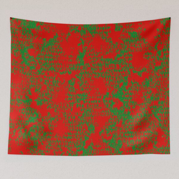 Item preview, Modern Distressed Python Print Pattern | Red & Green designed and sold by Frohyou.