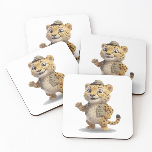 Item preview, Adventurer Leopard Character Tee designed and sold by TripleVertex-1.