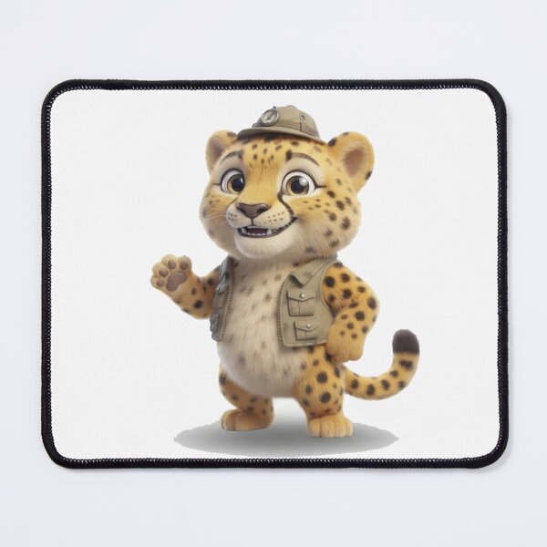 Item preview, Adventurer Leopard Character Tee designed and sold by TripleVertex-1.