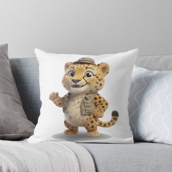 Item preview, Adventurer Leopard Character Tee designed and sold by TripleVertex-1.