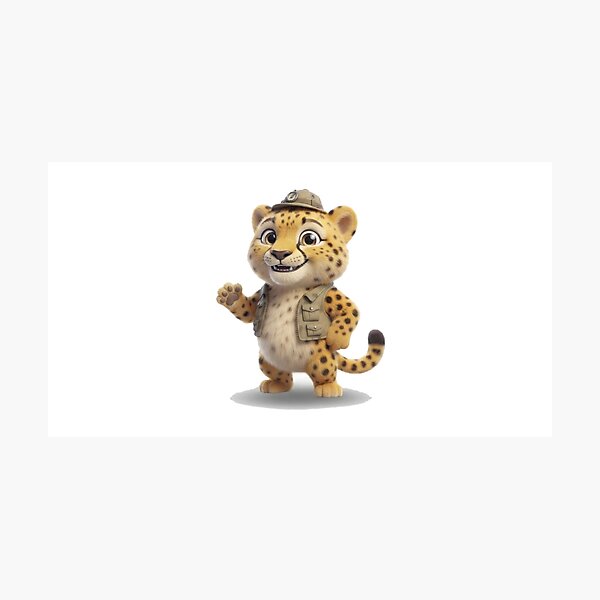 Item preview, Adventurer Leopard Character Tee designed and sold by TripleVertex-1.
