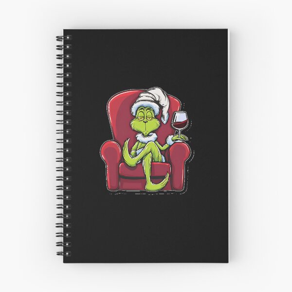 Item preview, Grinch Drinking Wine – Cute Cozy Holiday Cartoon designed and sold by thompsomechan.