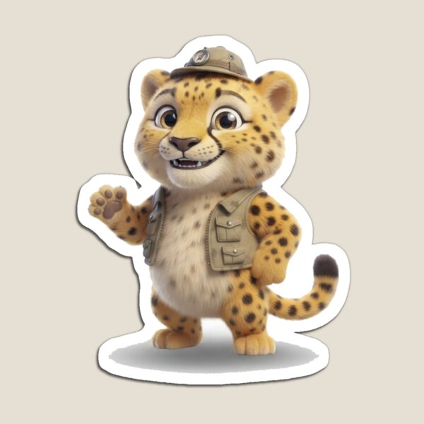 Item preview, Adventurer Leopard Character Tee designed and sold by TripleVertex-1.