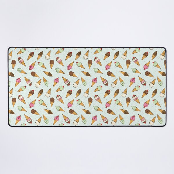 Item preview, Copy of Scattered ice cream cones with sprinkles on pale mint background designed and sold by Chantal creates.