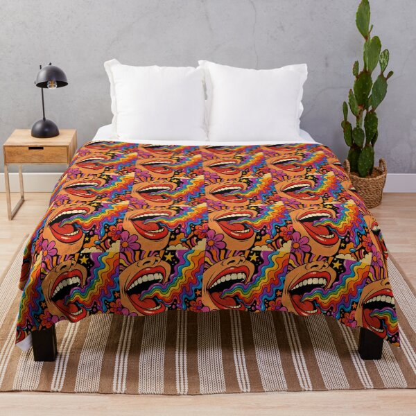 Item preview, Trippy Rainbow Mouth Psychedelic Pop Art Design designed and sold by Ink-verse-.