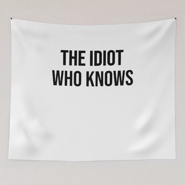 Item preview, The Idiot designed and sold by The WordCatcher Street.