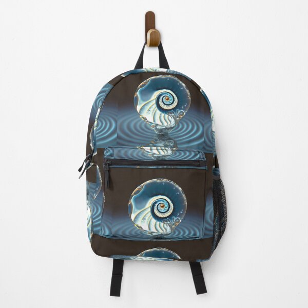 Item preview, Glass Drop Holding a Nautilus Spiral designed and sold by RAGANADesign.