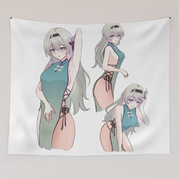 Item preview, Firefly Teal Qipao Honkai Star Rail designed and sold by KomiArts.