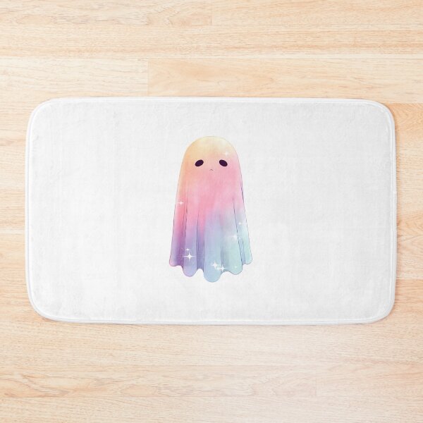 Item preview, Pastel rainbow ghost/ cute Halloween spooky aesthetic sticker designed and sold by Bybushralab.