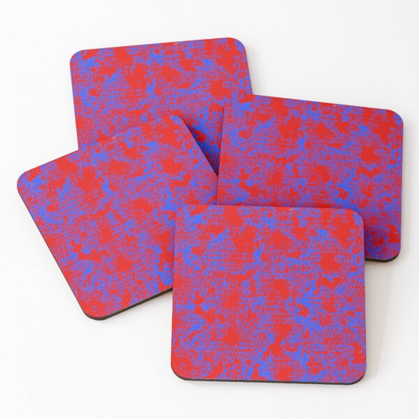 Item preview, Modern Distressed Python Print Pattern | Red & Blue designed and sold by Frohyou.