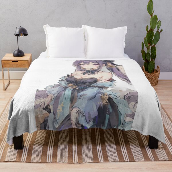 Item preview, Keqing con atuendo sin hombros en Genshin Impact designed and sold by KomiArts.