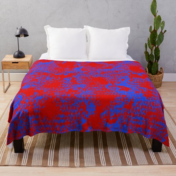 Item preview, Modern Distressed Python Print Pattern | Red & Blue designed and sold by Frohyou.