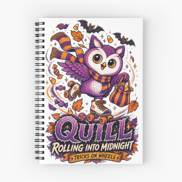 Item preview, Cute Halloween Roller Skate Owl Design designed and sold by PinnyPxStudio.
