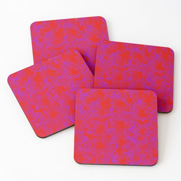 Item preview, Modern Distressed Python Print Pattern | Red & Purple designed and sold by Frohyou.