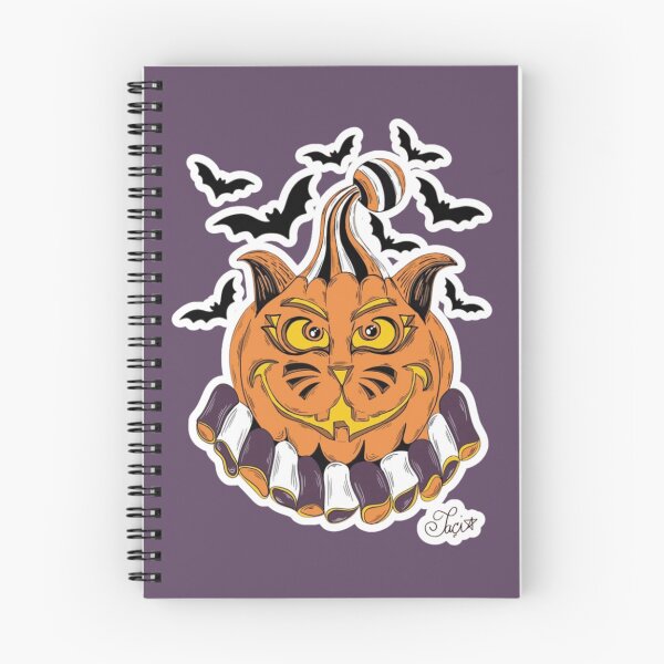 Item preview, Spooky Pumpkin Jester Cat, Halloween designed and sold by Taçiana  Estrela.