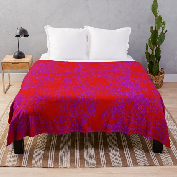 Item preview, Modern Distressed Python Print Pattern | Red & Purple designed and sold by Frohyou.