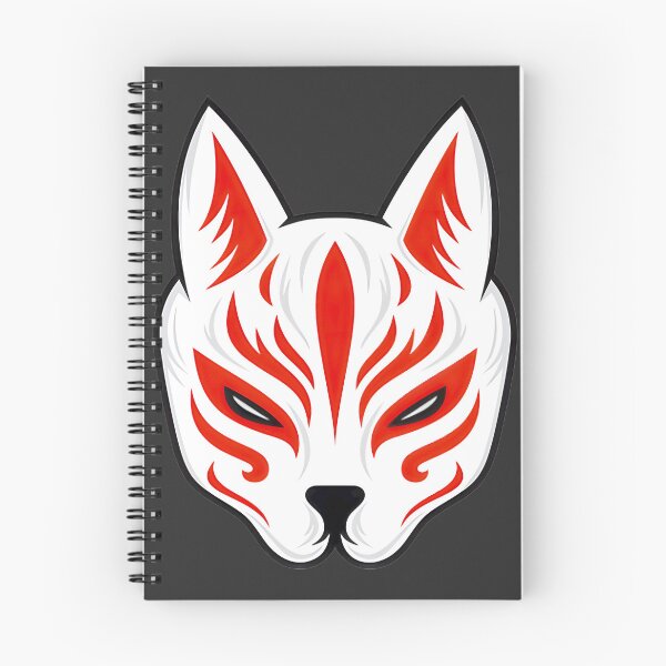 Item preview, Traditional Japanese Kitsune Mask - Noh Theater Fox Mask Art ⭐⭐⭐⭐⭐ designed and sold by Geraldo Gonzalez.