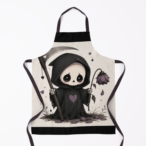 Item preview, Cute Grim Reaper Holding Withered Rose designed and sold by Porculation452.