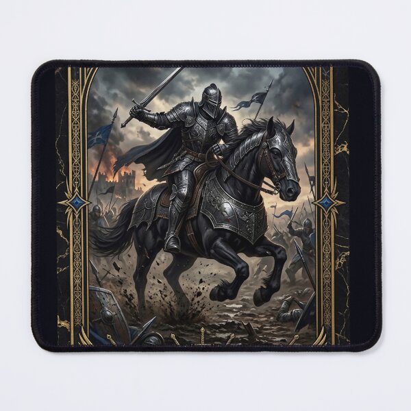 Item preview, Knight of Steels- tarot card designed and sold by Studio77-Gothic.
