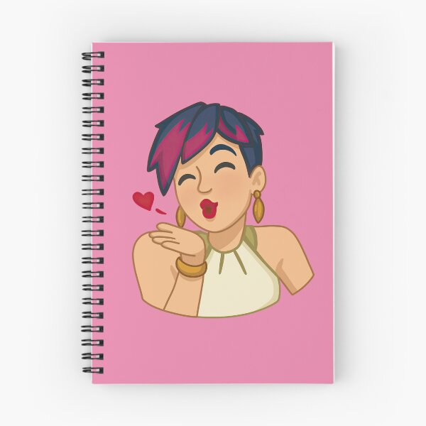 Item preview, Woman Blowing a Heart Kiss designed and sold by SunnyBunnyHome.